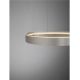 Pendule, Lustre suspendate - Lustra LED design circular OLIVIA nickel D-78cm