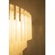 Pendule, Lustre suspendate - Lustra suspendata metal auriu, sticla alba GORDON 80