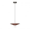 Lustra LED suspendata BARIS Rust Brown 38cm