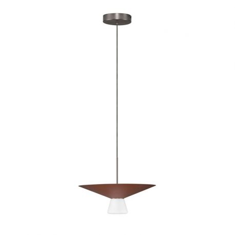 Pendule, Lustre suspendate - Lustra LED suspendata BARIS Rust Brown 38cm