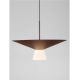 Pendule, Lustre suspendate - Lustra LED suspendata BARIS Rust Brown 38cm