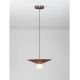 Pendule, Lustre suspendate - Lustra LED suspendata BARIS Rust Brown 38cm