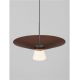 Pendule, Lustre suspendate - Lustra LED suspendata BARIS Rust Brown 38cm