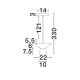 Pendule, Lustre suspendate - Pendul LED decorativ BARIS White Tea 22cm