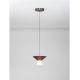 Pendule, Lustre suspendate - Pendul LED decorativ BARIS Rust Brown 22cm
