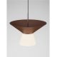 Pendule, Lustre suspendate - Pendul LED decorativ BARIS Rust Brown 22cm