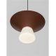 Pendule, Lustre suspendate - Pendul LED decorativ BARIS Rust Brown 22cm