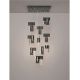 Pendule, Lustre suspendate - Lustra LED suspendata liniara design decorativ 3000K TOTEM 144W