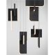 Pendule, Lustre suspendate - Lustra LED suspendata liniara design decorativ 2700K TOTEM 144W