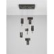 Pendule, Lustre suspendate - Lustra LED suspendata liniara design decorativ 3000K TOTEM 56W