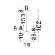 Pendule, Lustre suspendate - Pendul LED decorativ BRITA D-14cm