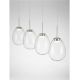 Pendule, Lustre suspendate - Lustra LED suspendata decorativa BRITA 4L