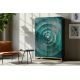 Comode - Bufet/ Bar design vintage GOLDEN SUNSET 140cm turcoaz