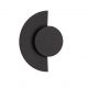 Aplica perete exterior lumina indirecta IP54 LED 2700K Gloo negru