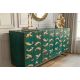 Comode - Comoda design maritim cu forme pesti 3D GOLDEN LAGOON 180cm