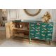 Comode - Comoda design maritim cu forme pesti 3D GOLDEN LAGOON 180cm
