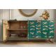 Comode - Comoda design maritim cu forme pesti 3D GOLDEN LAGOON 180cm