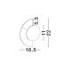 Aplice - Aplica perete exterior lumina indirecta IP54 LED 3000K Gloo corten