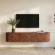 Comoda TV suspendata cu model 3D tip fagure ADLON 160cm