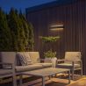 Aplica exterior negru liniara 60cm IP65 LED METRIC