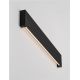 Aplice - Aplica exterior negru liniara 60cm IP65 LED METRIC