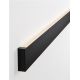 Aplice - Aplica exterior neagra liniara 120cm IP65 LED METRIC