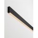 Aplice - Aplica exterior neagra liniara 120cm IP65 LED METRIC