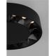 Plafoniere - Plafoniera LED exterior moderna IP65 CONVEX negru D-17,6cm