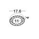 Plafoniere - Plafoniera LED exterior moderna IP65 CONVEX negru D-17,6cm