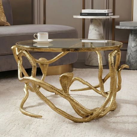 Masute Living - Masuta de cafea extravaganta SNAKE 70cm