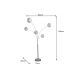 Lampadare - Lampa de podea moderna cu 5 globuri sticla aurie LIQUID DIAMOND