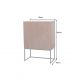 Comode - Comoda inalta lemn de mango maro cu fata 3D ORBIT 120cm