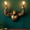 Aplica de perete KING APE 50cm sculptura maimuta aurie