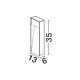 Stalpi - Stalp LED iluminat exterior IP65 MOLAT H-35cm