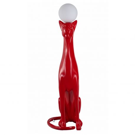 Lampadare - Figurina design decorativ cu iluminat PUMA RED