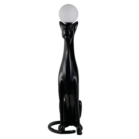 Lampadare - Figurina design decorativ cu iluminat PUMA BLACK