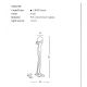 Lampadare - Figurina design decorativ cu iluminat HESTIA BLACK