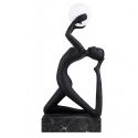 Figurina design decorativ cu iluminat ARTEMIS BLACK