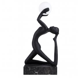 Lampadare - Figurina design decorativ cu iluminat ARTEMIS BLACK