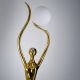 Lampadare - Figurina design decorativ cu iluminat DEMETER GOLD