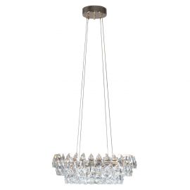 Candelabre, Lustre - Lustra metal auriu si cristale sticla BARLETTA 60