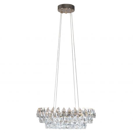 Candelabre, Lustre - Lustra metal auriu si cristale sticla BARLETTA 60