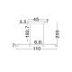 Pendule, Lustre suspendate - Lustra suspendata cu 6 spoturi LED RIVO
