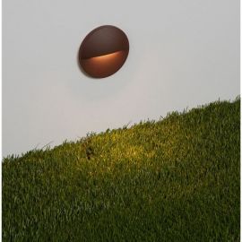 Spoturi - Spot aplicat perete exterior LED 2700K IP65 Toc corten