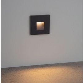 Spoturi - Spot aplicat perete exterior LED 2700K IP65 Pik negru