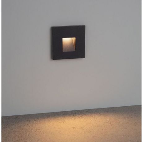 Spoturi - Spot aplicat perete exterior LED 2700K IP65 Pik negru