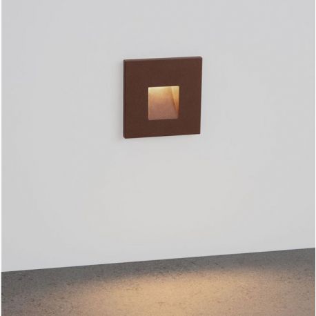 Spoturi - Spot aplicat perete exterior LED 3000K IP65 Pik corten