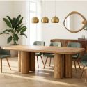 Masa sufragerie ART DECO 240cm lemn masiv de mango natural 