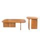 Masute Living - Set de 2 masute lemn de salcam maro GATSBY