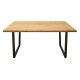 Masa design industrial vintage Loft 160cm, stejar